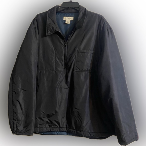 J. Crew Other - J Crew Sz XL Black Quarter Zip Padded Men's Jacket